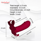 Stealth butterfly panty vibrator